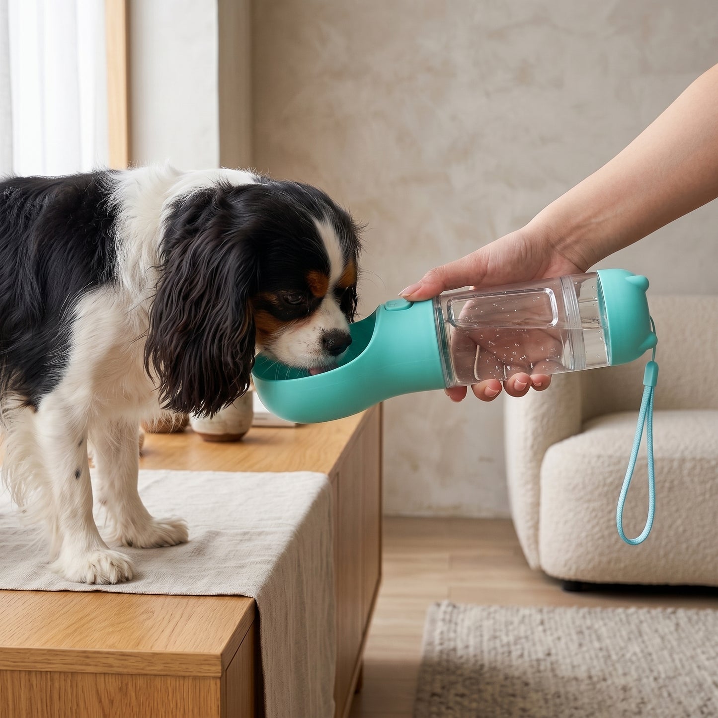 4 in 1 Portable Dog Water Bottle