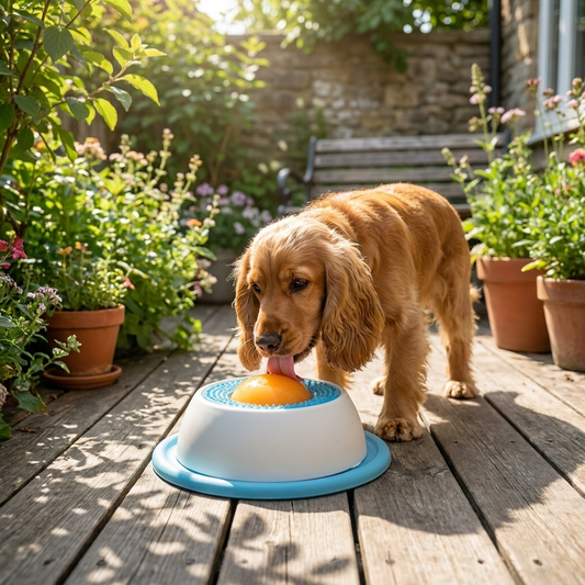 Lecknapf für Hunde – Beruhigung & Beschäftigung beim Schlecken