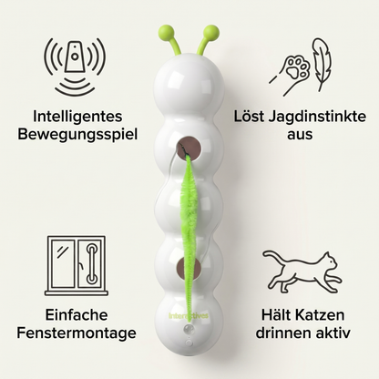 Interaktives Katzenspielzeug Wurm – Bewegungsspielzeug für Katzen