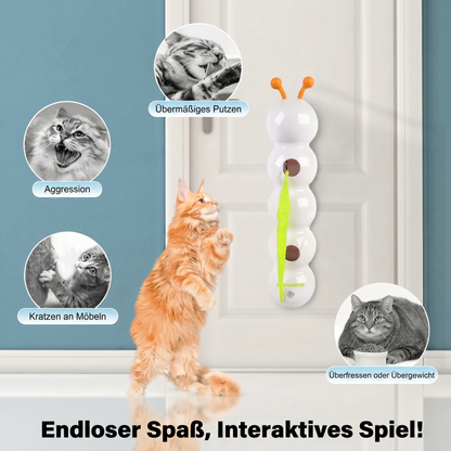 Interaktives Katzenspielzeug Wurm – Bewegungsspielzeug für Katzen