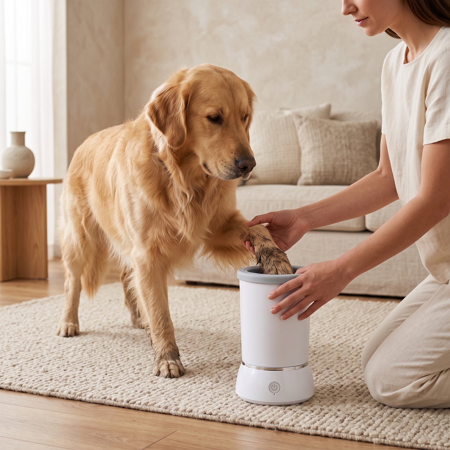 Electric Automatic Dog Paw Cleaner Cup