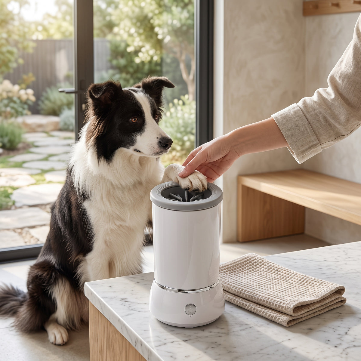 Electric Automatic Dog Paw Cleaner Cup