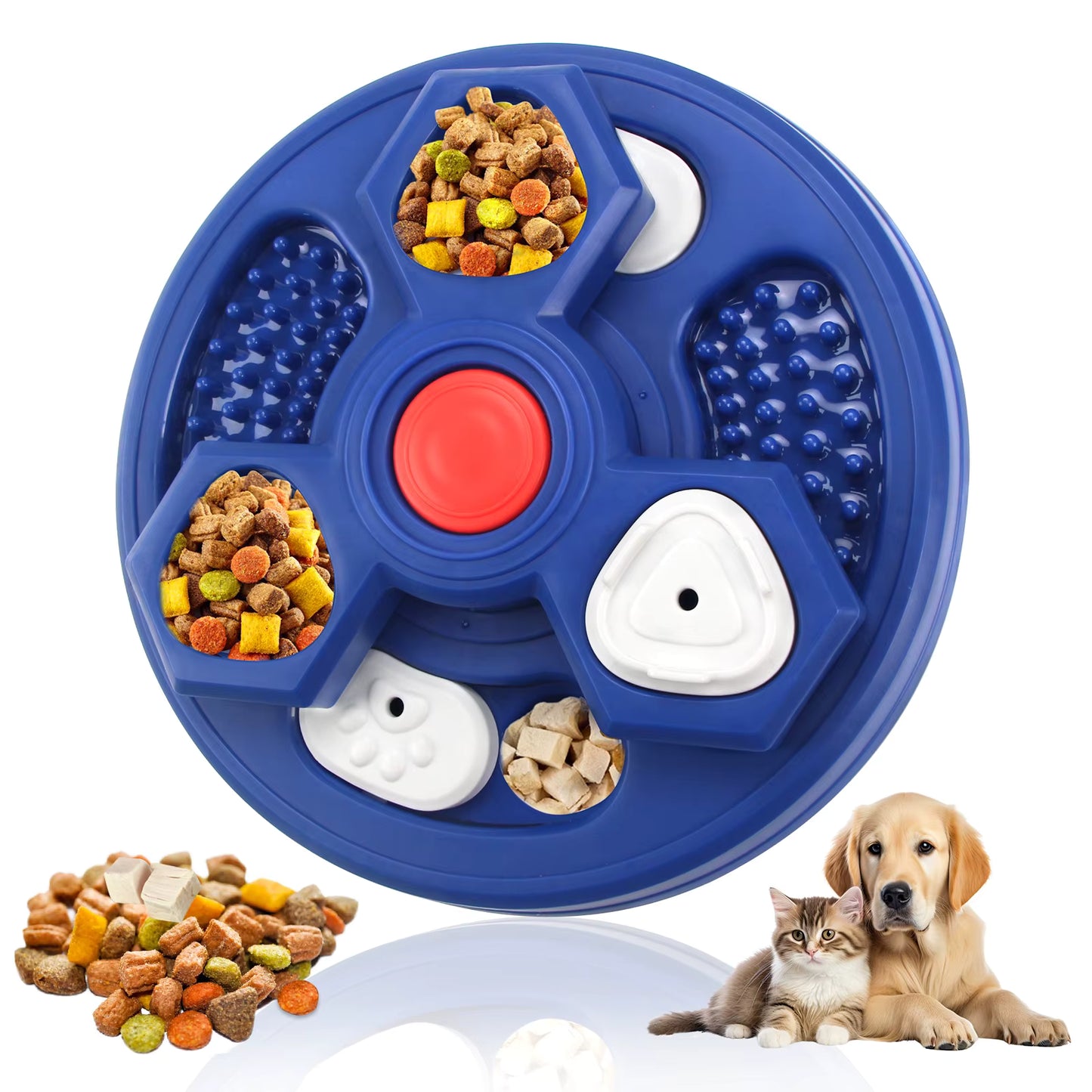 Interactive Pet Puzzle Bowl