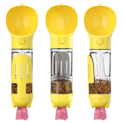4 in 1 Portable Dog Water Bottle