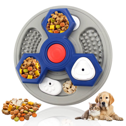 Interactive Pet Puzzle Bowl