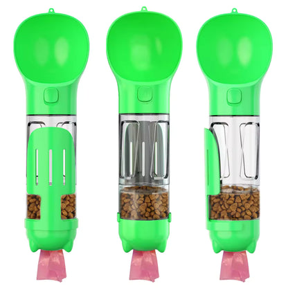 4 in 1 Portable Dog Water Bottle