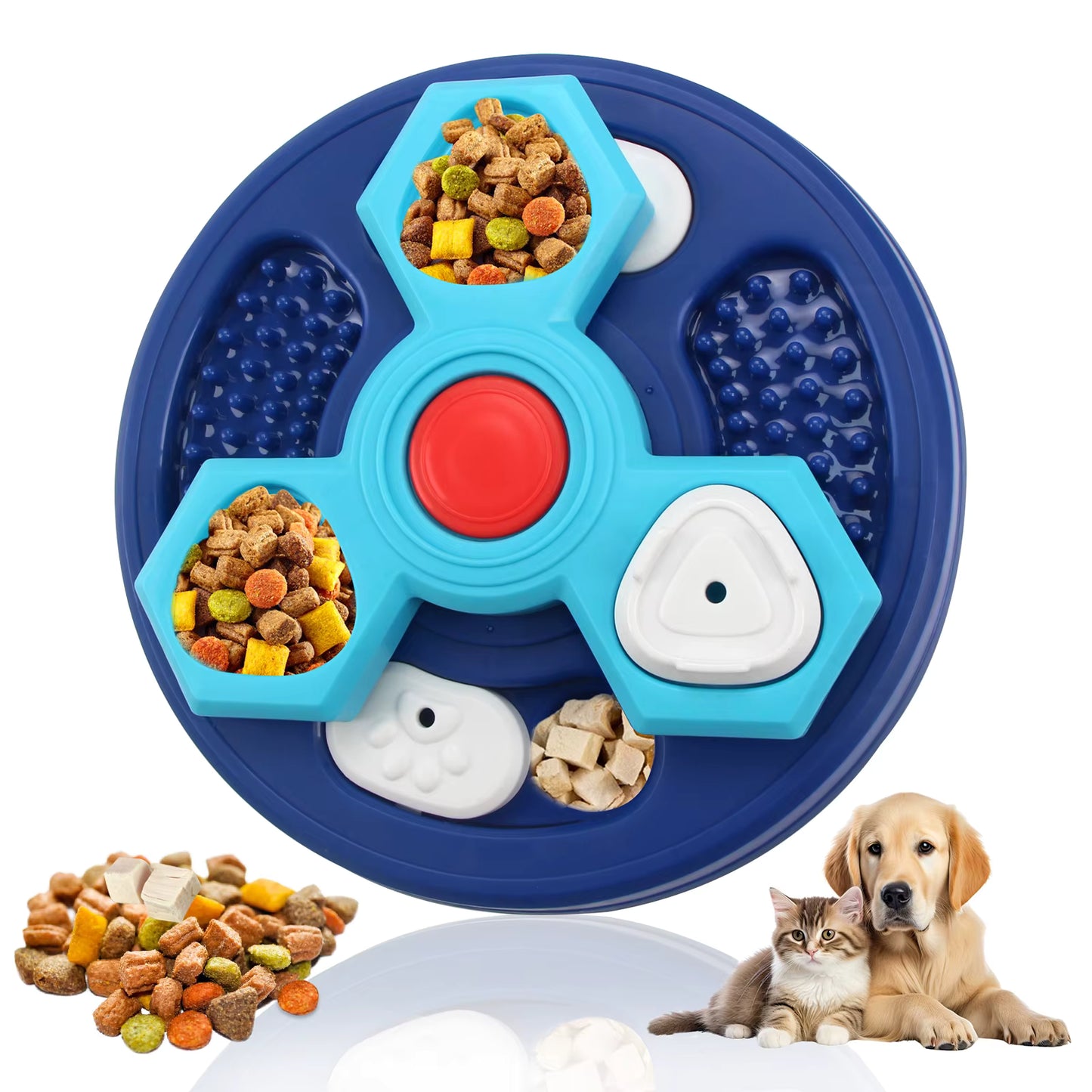 Interactive Pet Puzzle Bowl