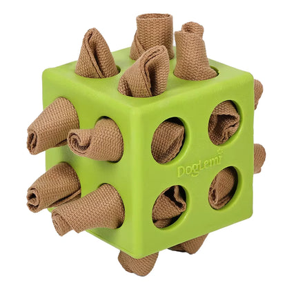 Interactive Dog Treat Puzzle Cube