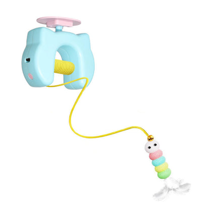 Automatic Hanging Cat Feather Toy for Indoor Cats
