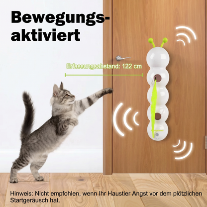 Interaktives Katzenspielzeug Wurm – Bewegungsspielzeug für Katzen
