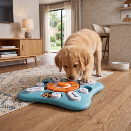 Interactive Dog Puzzle Feeder