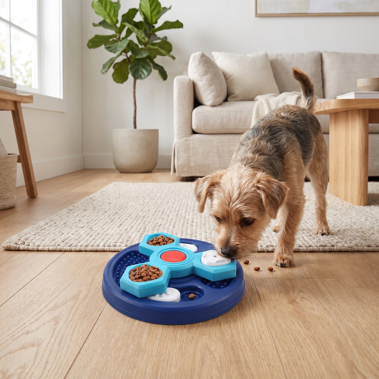 Interactive Pet Puzzle Bowl