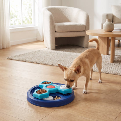 Interactive Pet Puzzle Bowl