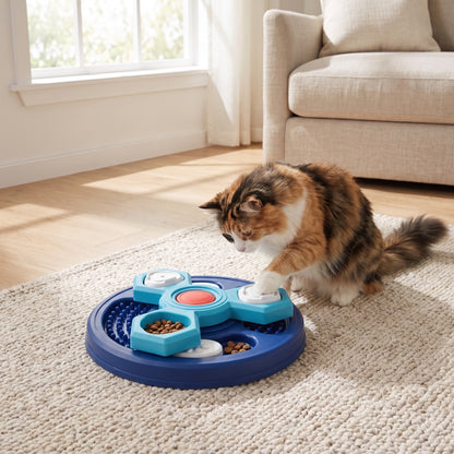 Interactive Pet Puzzle Bowl
