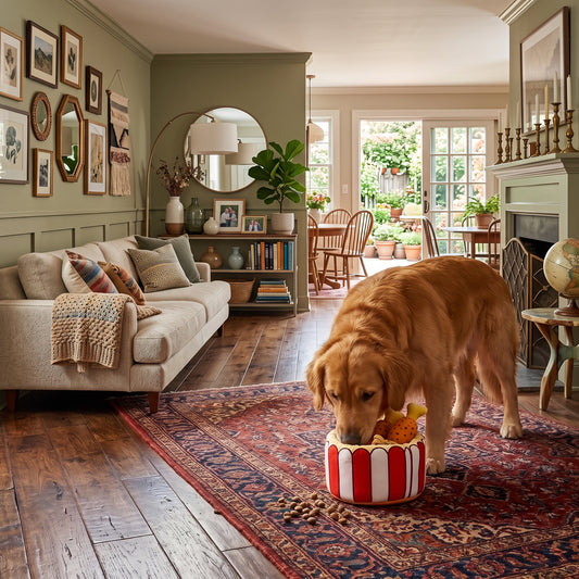Interactive Plush Squeaky Dog Toy