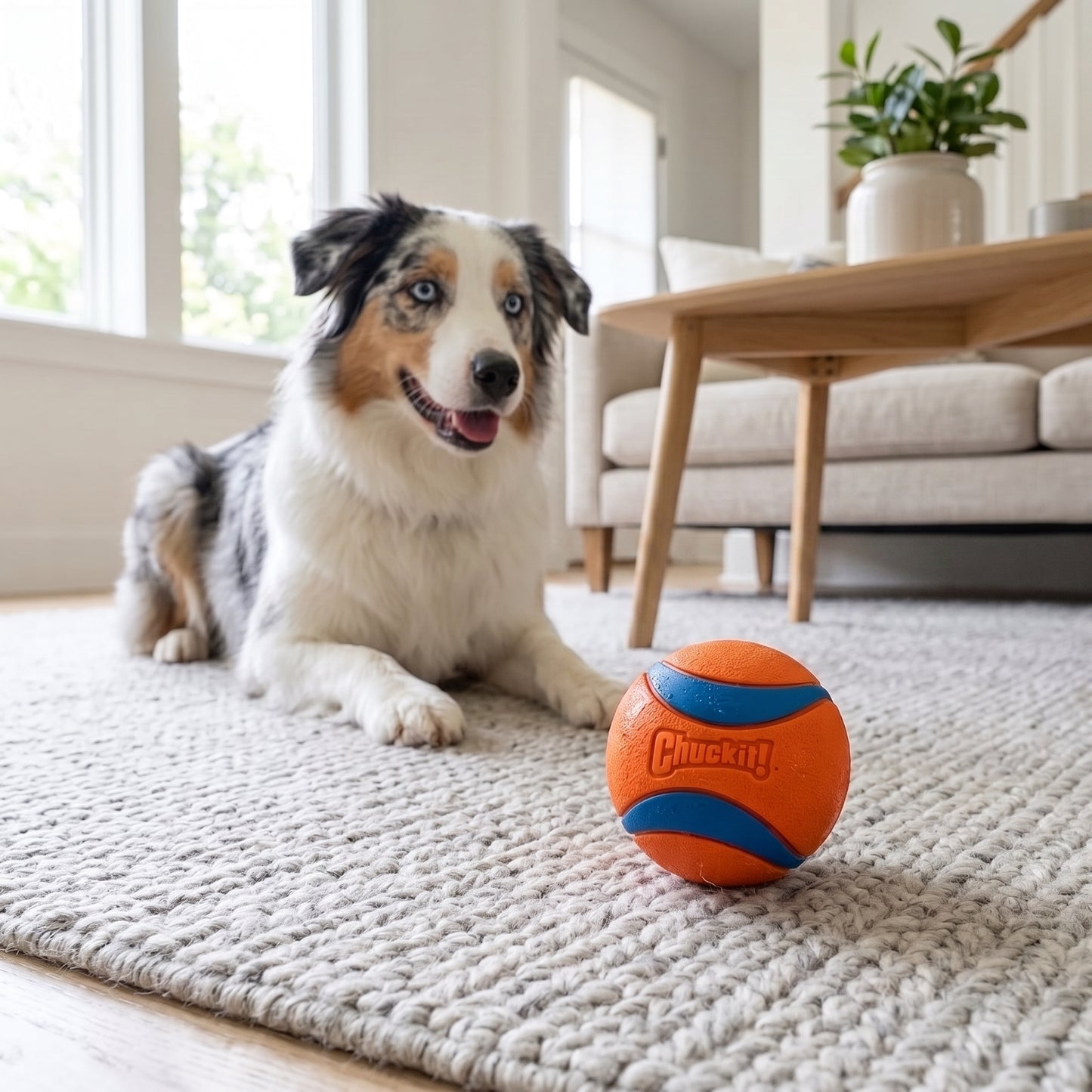 Ultra Bounce Rubber Dog Fetch Ball