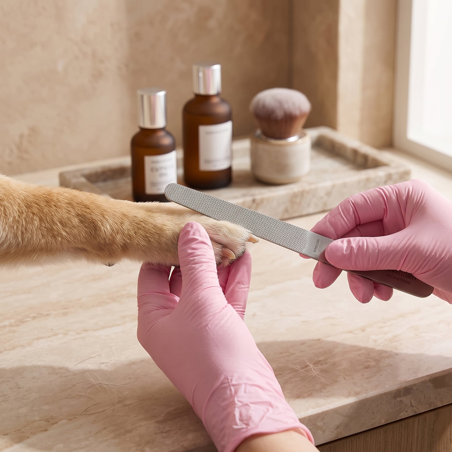 Professional Pet Nail Clippers with Safety Guard & Nail File
