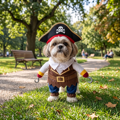 Funny Pirate Dog Costume