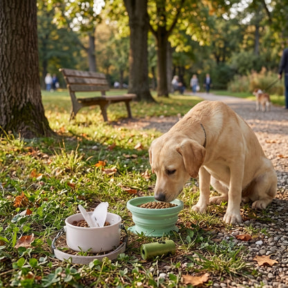 3 in 1 Collapsible Silicone Pet Travel Bowl Set