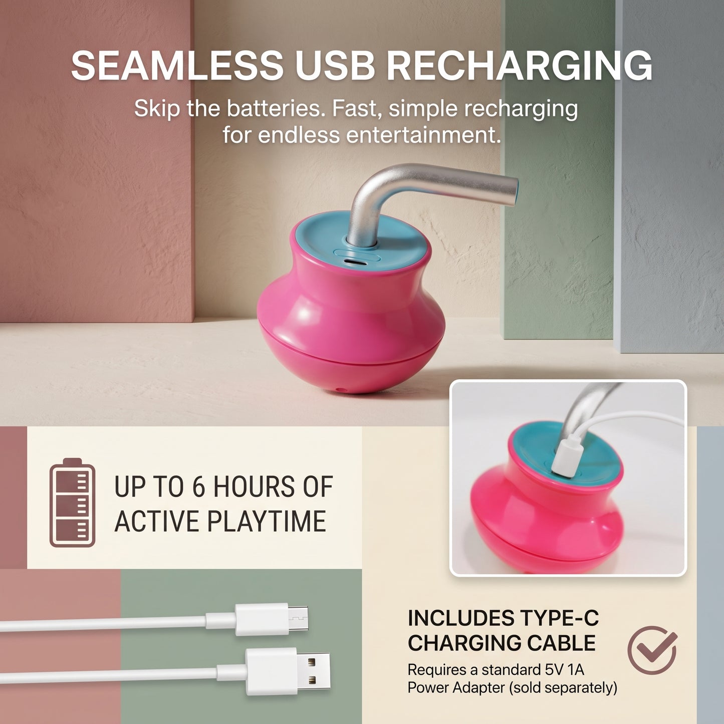 Automatic Roly-Poly Laser Cat Toy for Indoor Cats