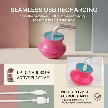 Automatic Roly-Poly Laser Cat Toy for Indoor Cats