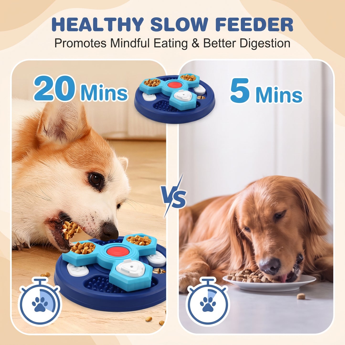 Interactive Pet Puzzle Bowl
