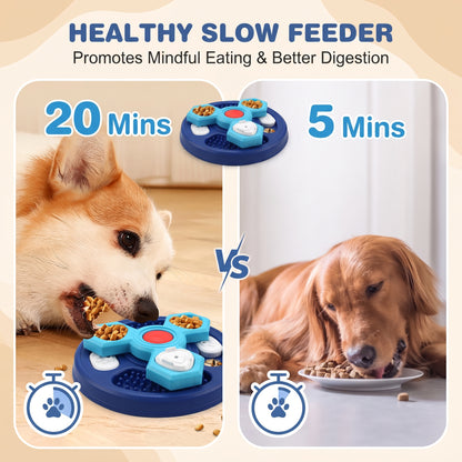 Interactive Pet Puzzle Bowl