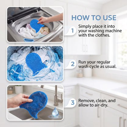 Reusable Pet Hair Remover for Washing Machine & Laundry