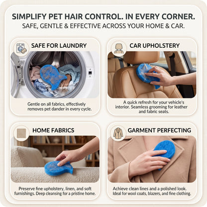 Reusable Pet Hair Remover for Washing Machine & Laundry