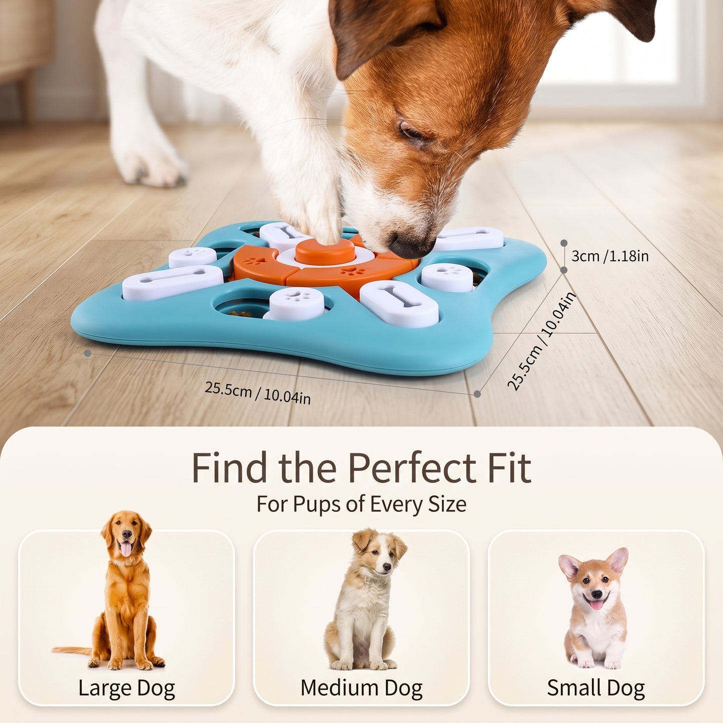 Interactive Dog Puzzle Feeder