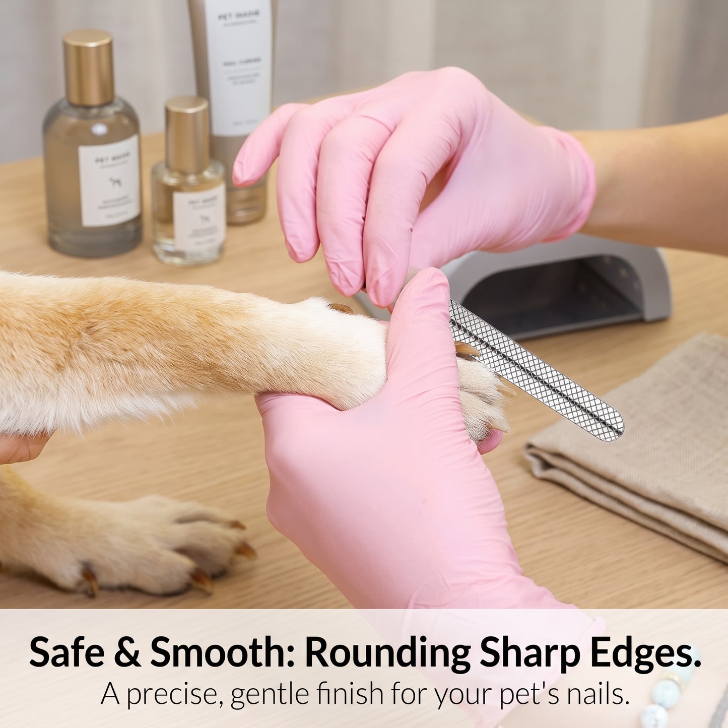 Professional Pet Nail Clippers with Safety Guard & Nail File
