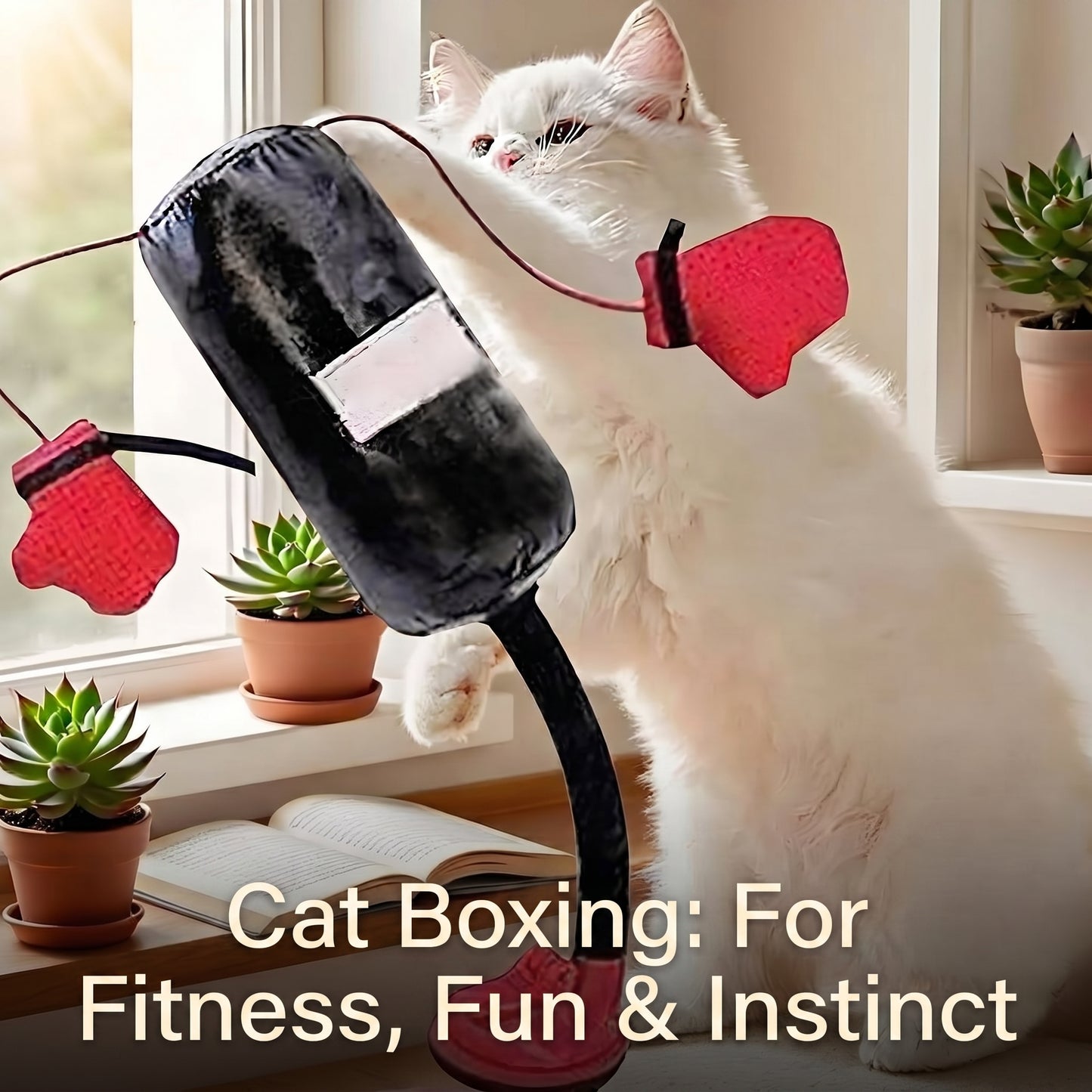 Interactive Cat Punching Bag Toy