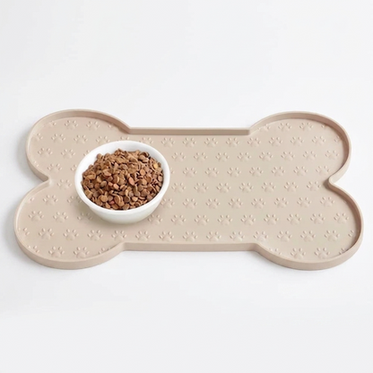 Bone Shaped Silicone Dog Feeding Mat