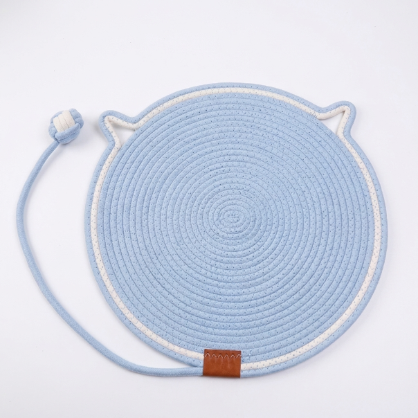 Interactive Cat Scratch Mat with Hanging Ball
